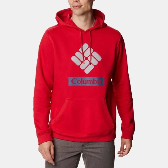 🧣NWT Columbia Mount Mitchell Men Size M Hoodie Charcoal Stacked Gem Columbia🧣 - Picture 4 of 5